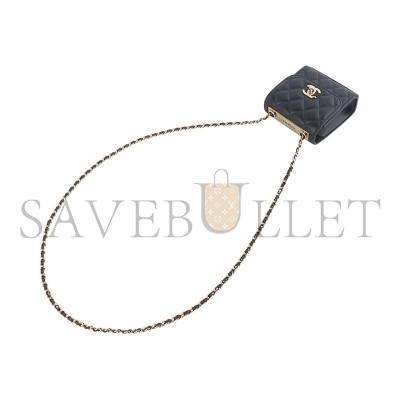 CHANEL TREND MINI CROSSBODY BAG IN LAMB WITH GOLD CC CHAIN A81633 (11*11*5.5cm)